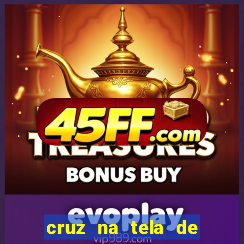 cruz na tela de cruz das